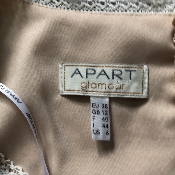 NWOT Apart High Low White Dress - Picture 9 of 11